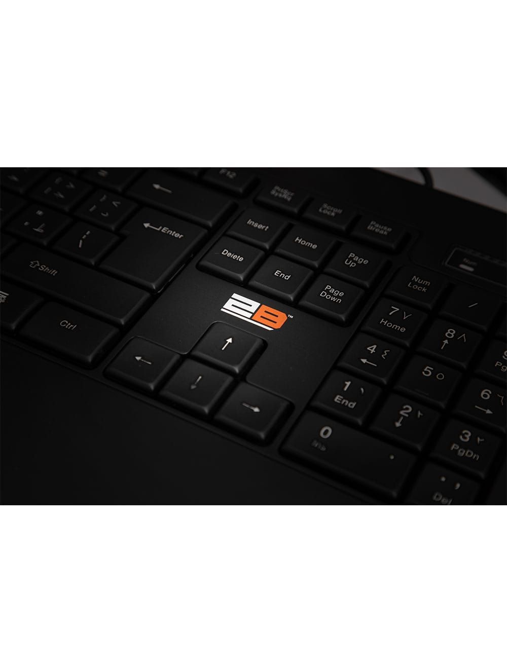 لوحة مفاتيح توبي KB665 متوافقة مع أنظمة التشغيل عبر USB