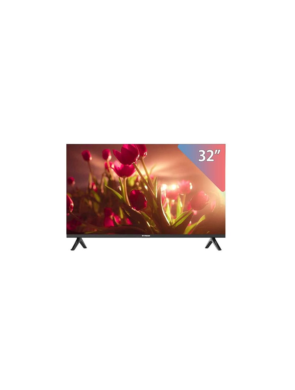 Fresh TV 32 Inch LED HD Smart Built In Receiver Frameless - Black ...