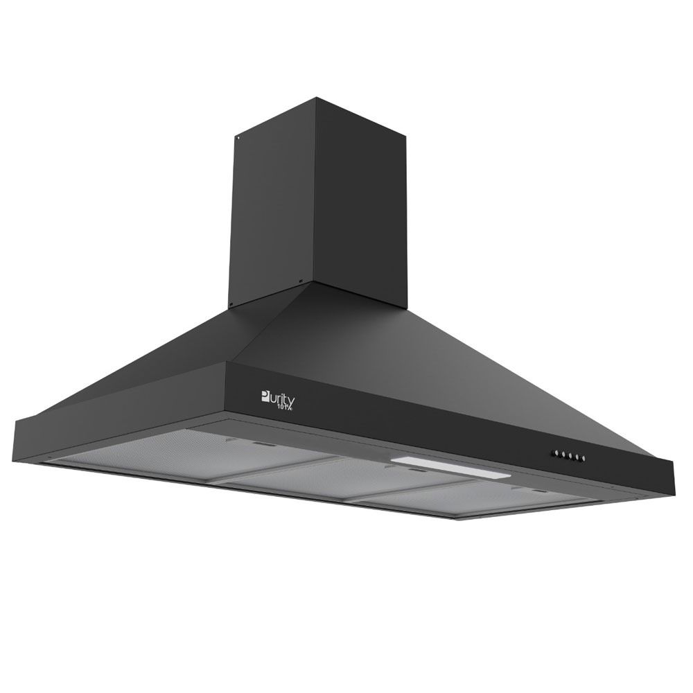 Purity Black Pyramid Hood 90cm - 650 m³/h Suction Power - PANSY 90 BL