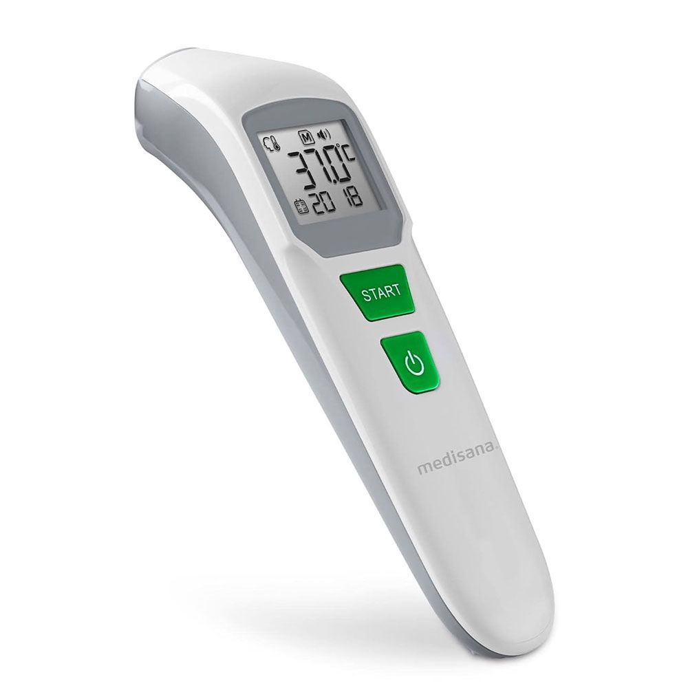 Medisana Digital Non-Contact Infrared Multifunctional Thermometer LCD Display - White - TM760 
