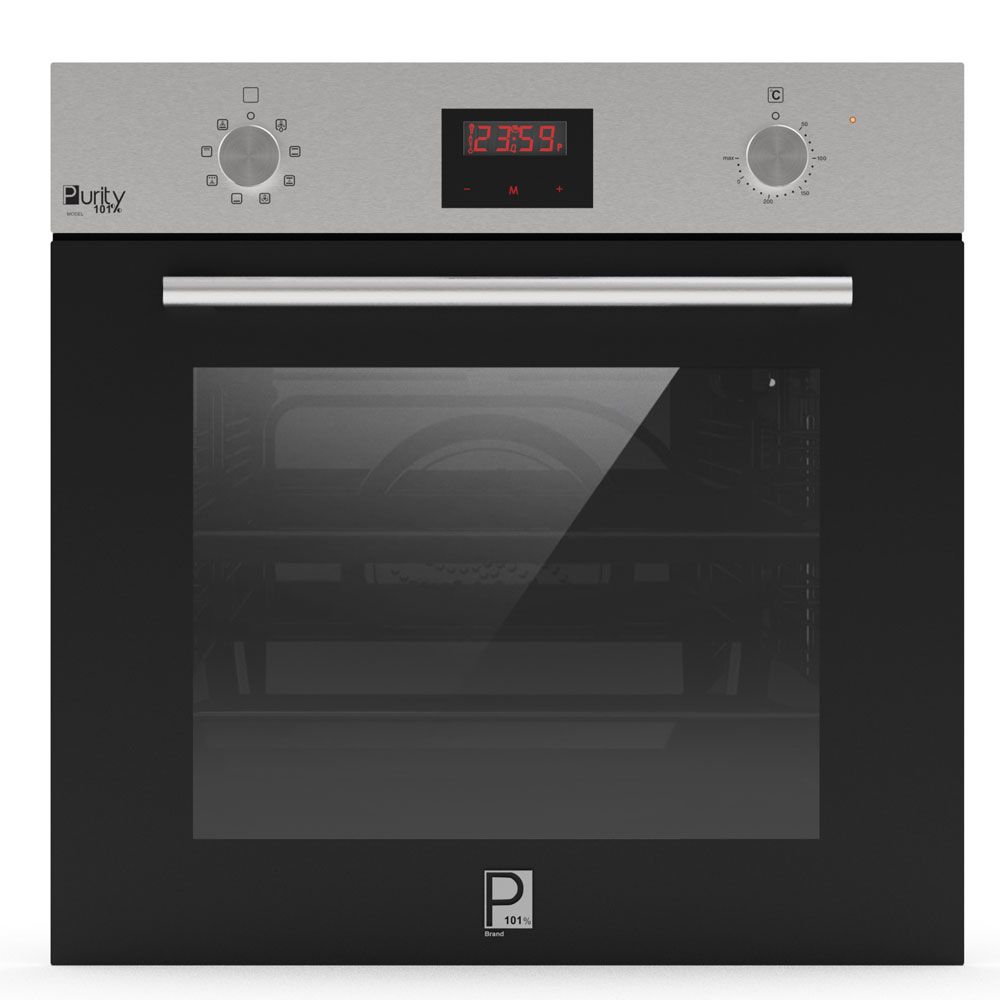 Purity Built-In Full Electric Oven 60 Cm - 65 Liter - 1900 Watt - Stainless Steel - OPT60EED 