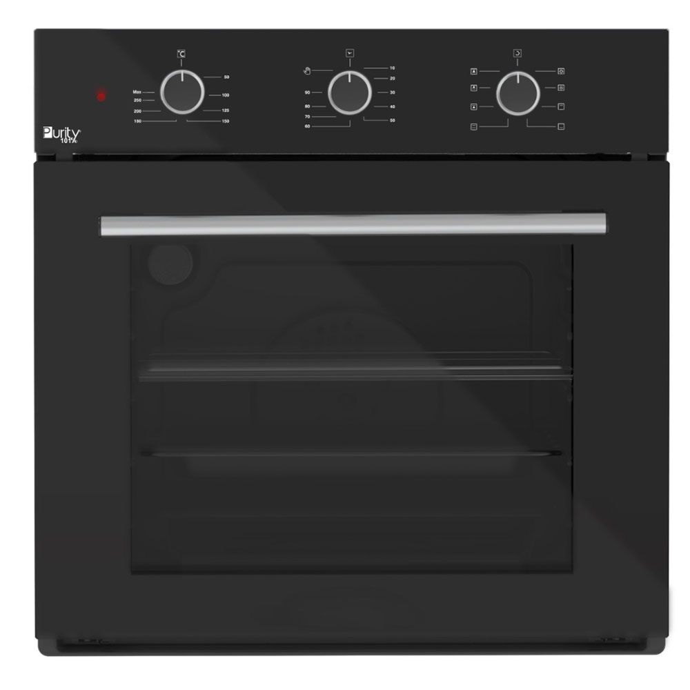 Purity Built-In Electric 1600 W Gas Oven 60 Liter 60 Cm - Black - KPT606EEBL