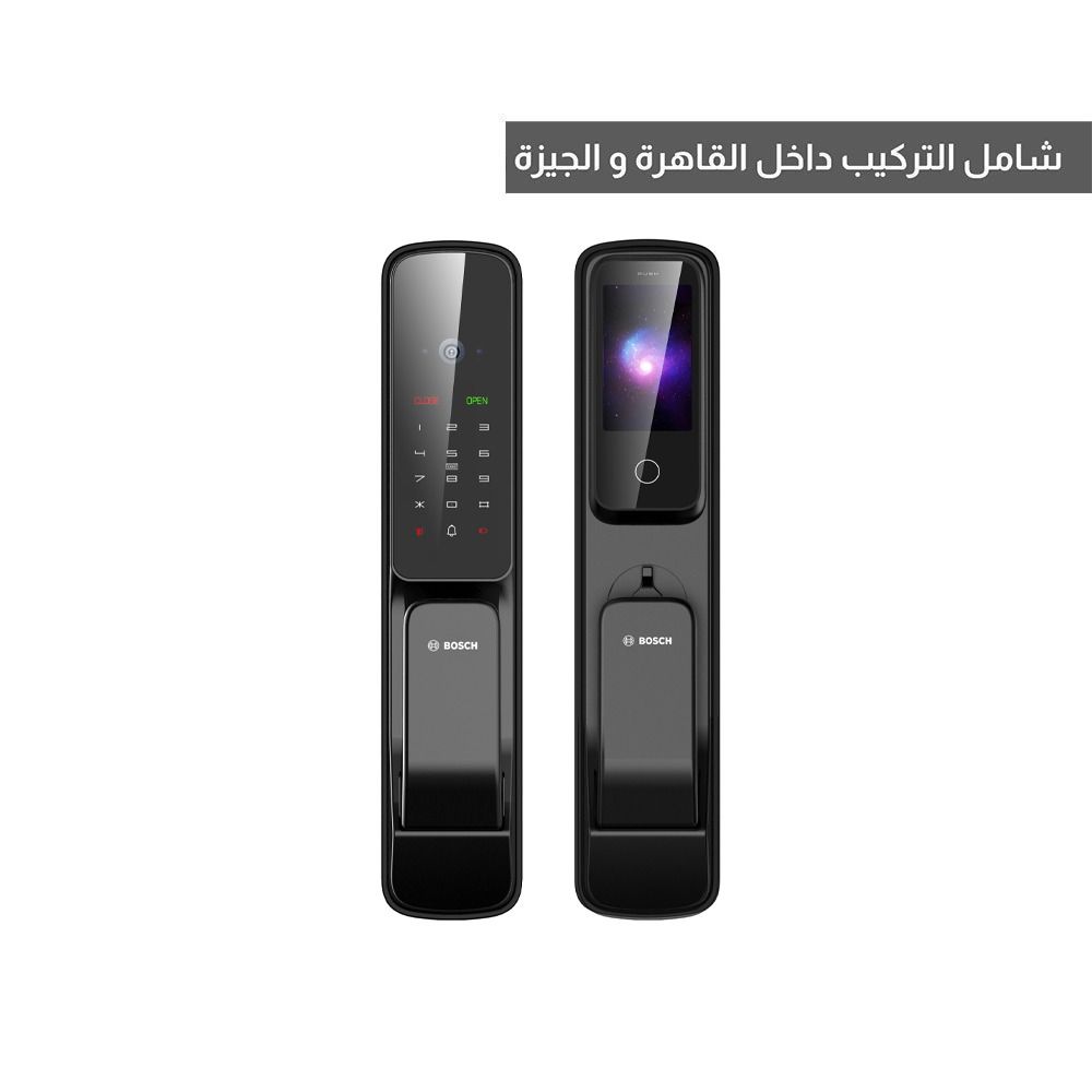 BOSCH Smart Door Lock 3D Cat Eye - Black - EL400VF 