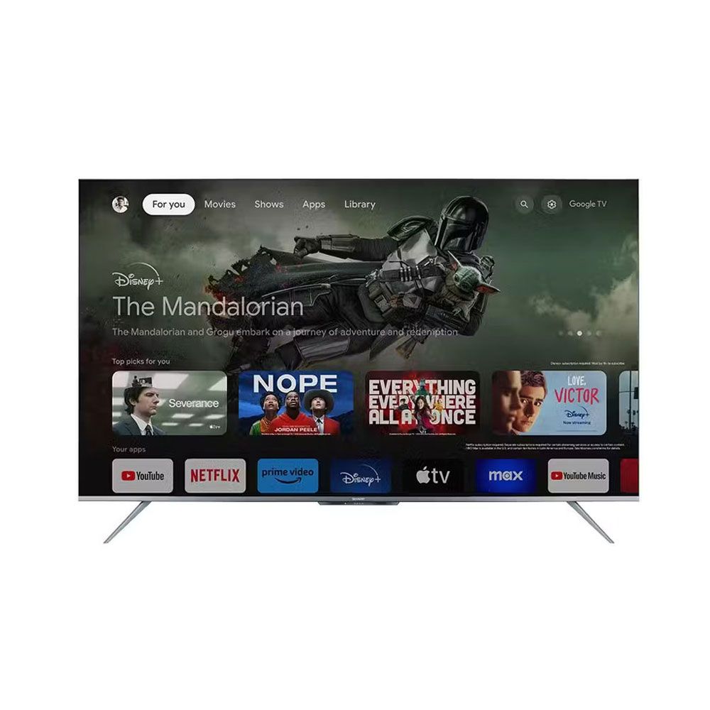 Sharp 50 Inch LED UHD Smart Android Built In Receiver - 4T-C50FL6EX