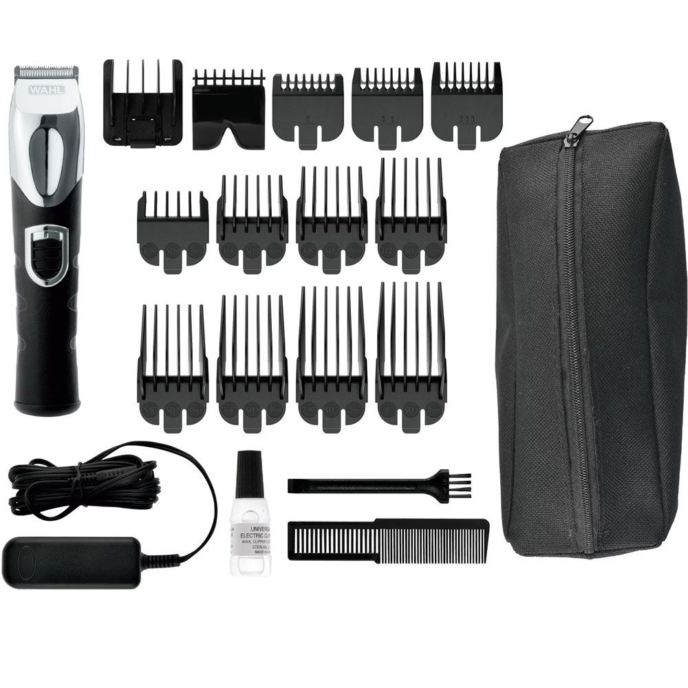 Wahl Complete Beard Trimmer Set - Suitable for both wet and dry use Dry - Black - 09854-2916