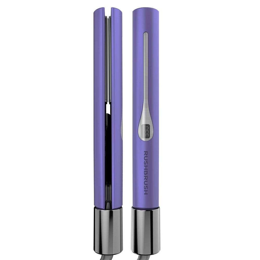 Rush Brush X2 Infra Revolver Hair Straight or Curls Temperature 230°C - Purple - 9556
