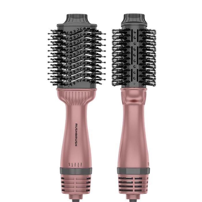 Rush Brush V3 Pro Hair Styler, 1400 Watt - Rose Gold- 4673