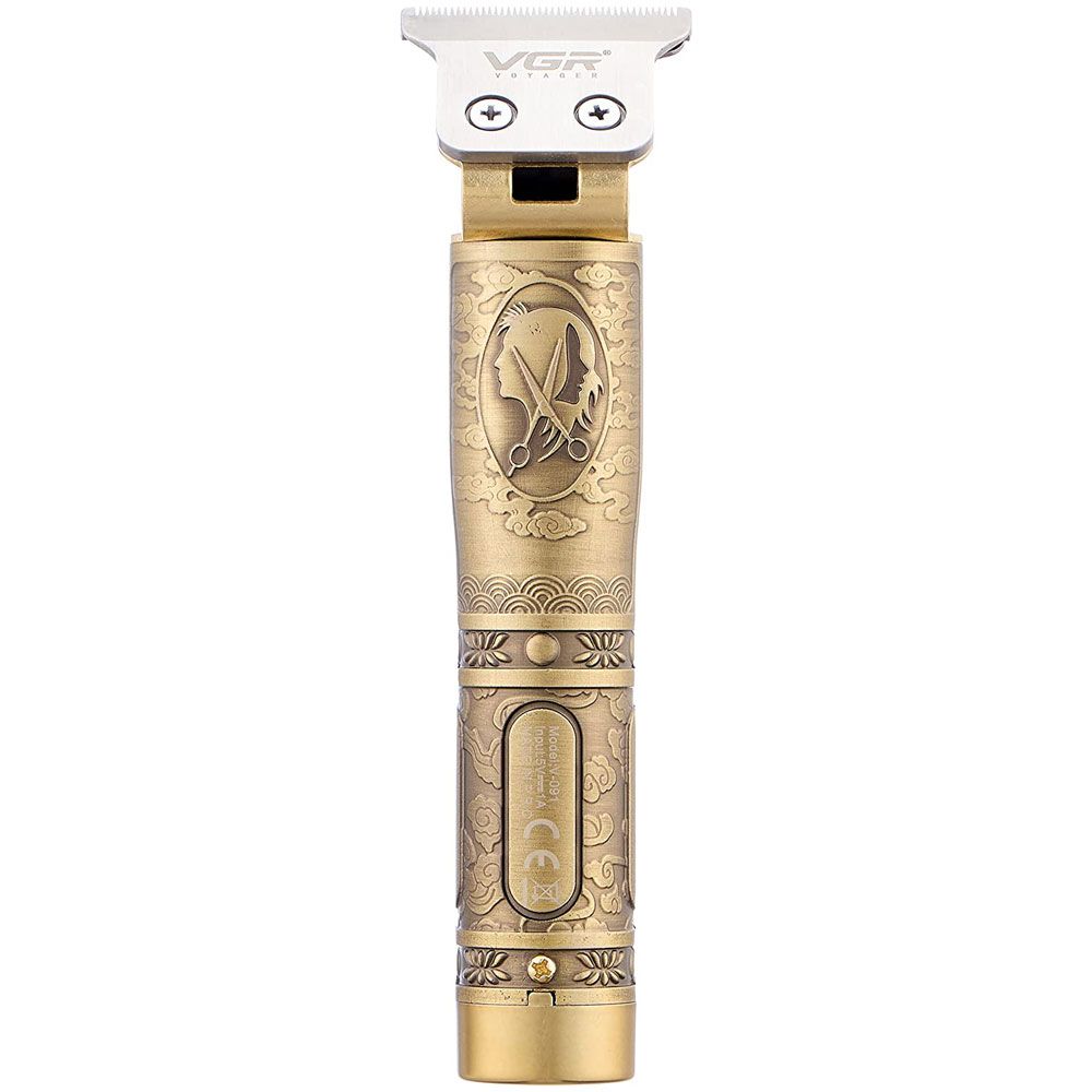 VGR Rechargeable Hair Trimmer - Gold - V-091
