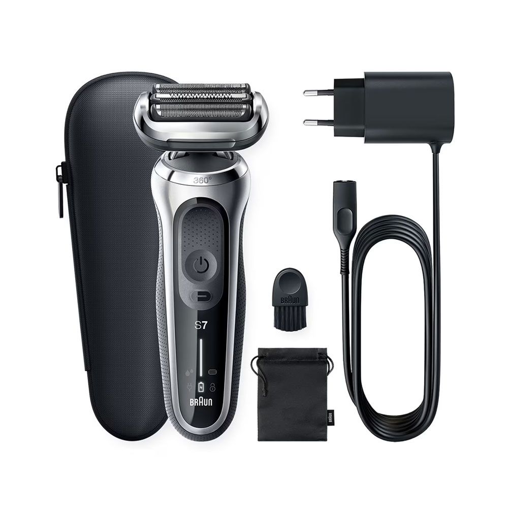 Braun Shaver 7 Wet&Dry 71-S1000s - Silver - 4210201433705