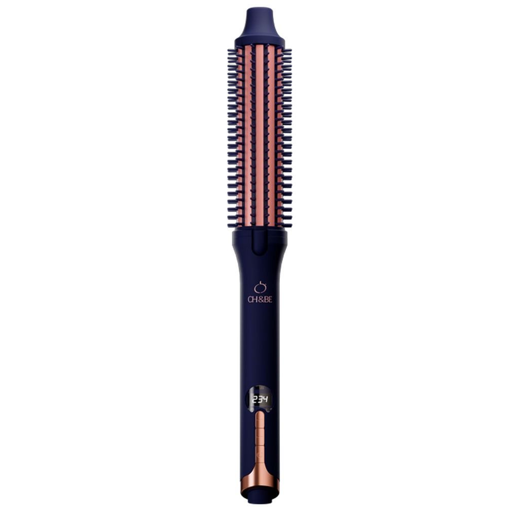 CH&BE Curla Brush 3*1 Hair Styler"Brush, Straightener & Curler" - 8 Heat Levels -Temperature up to 120°C–234°C - Blue - CBH12NB