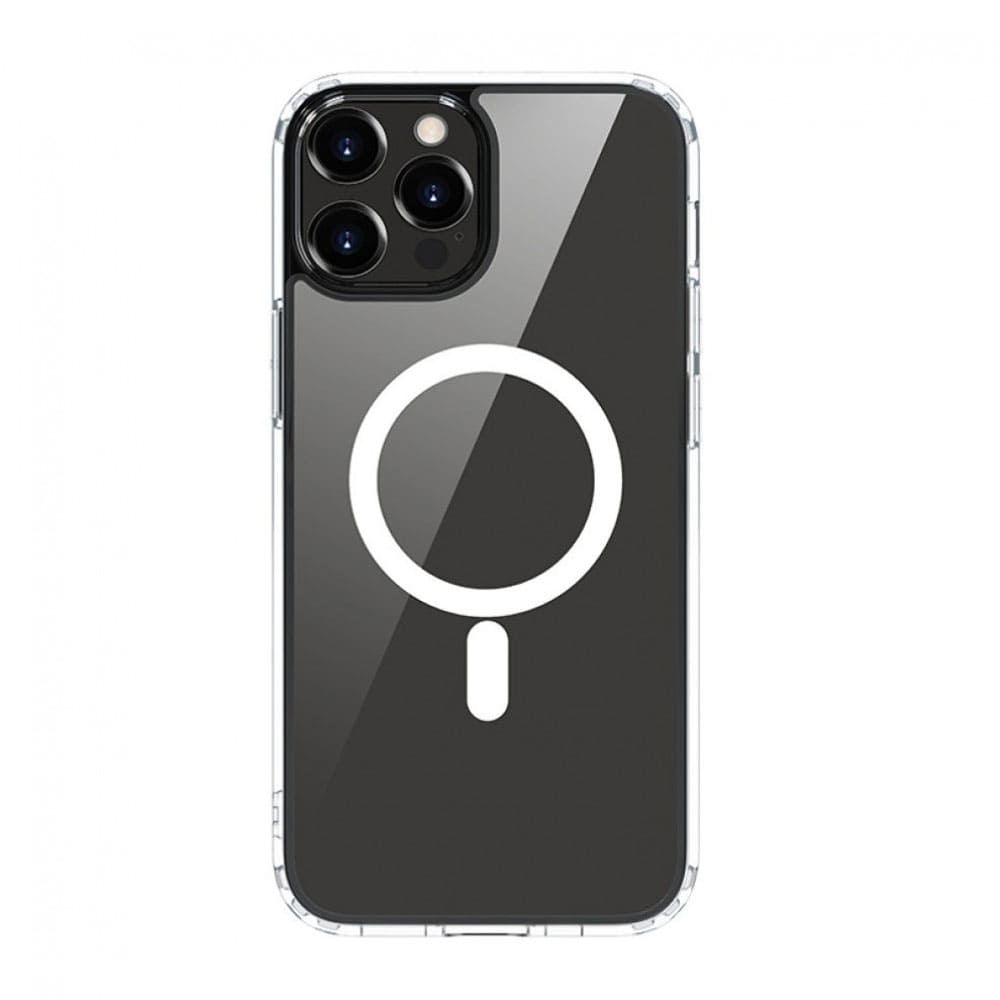 Devia Pure Back Cover for iPhone 14 / 13 Clear Magnetic Shockproof  (6.1) - Clear