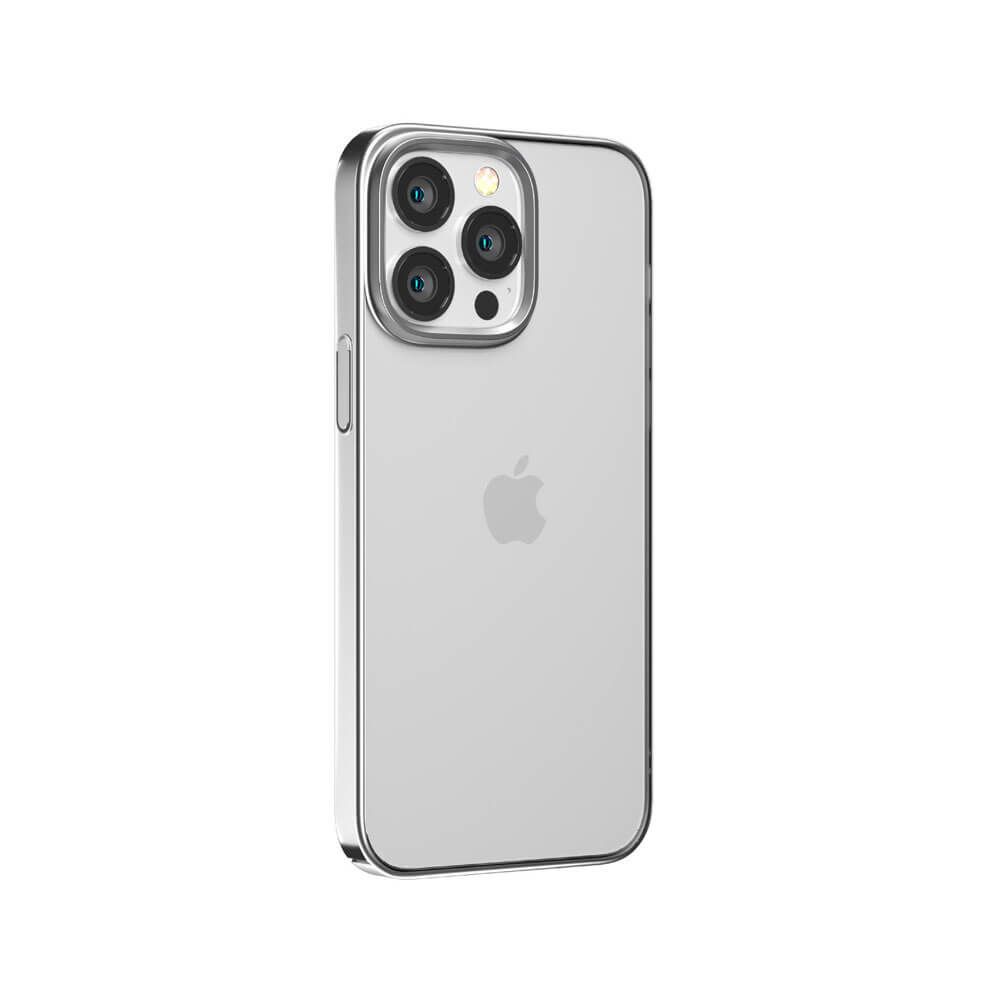 Devia Back Cover for iPhone 14 / 13 Glimmer Series Magnetic Case PC (6.1) - Silver