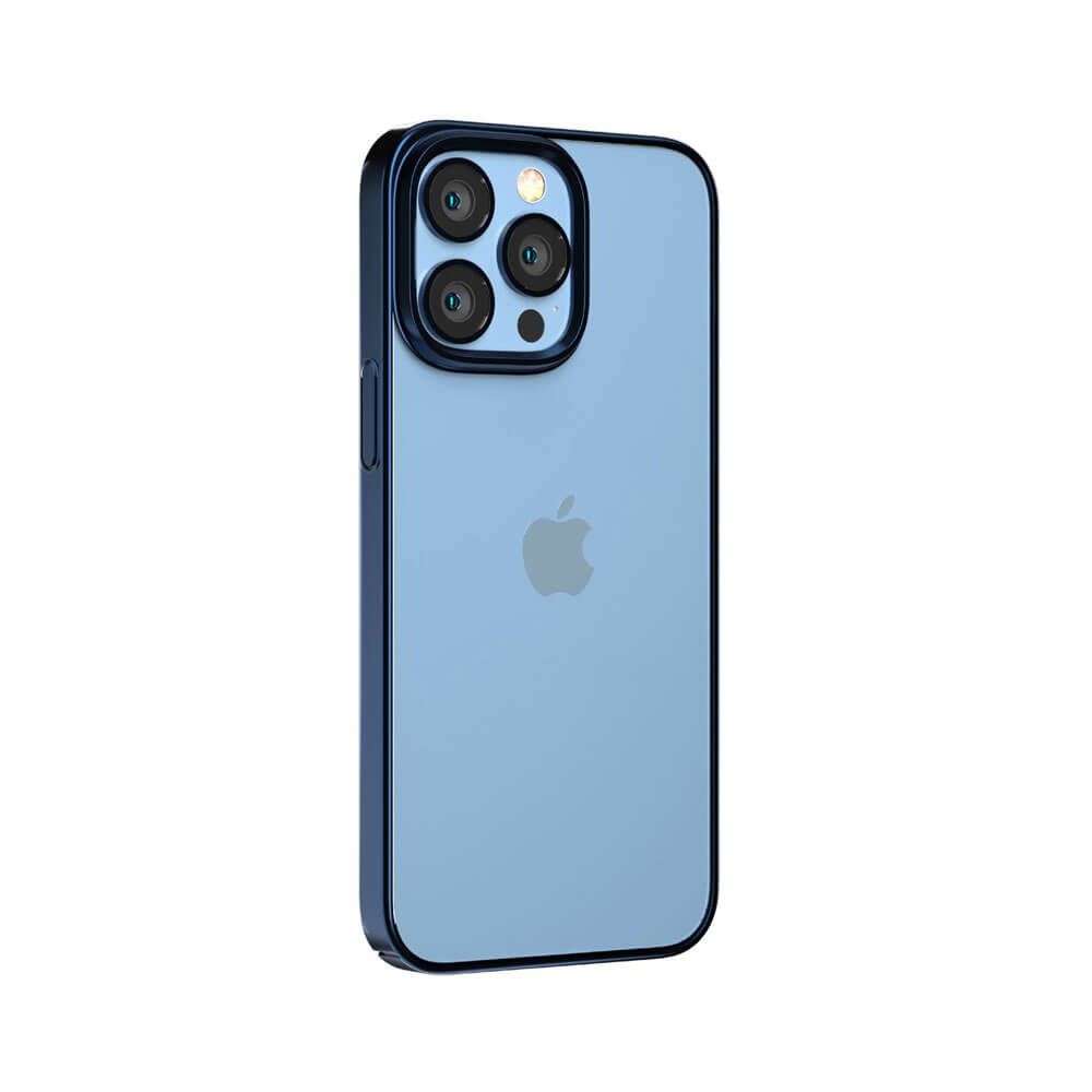 Devia Back Cover for iPhone 14 / 13 Glimmer Series Magnetic Case PC (6.1) - Blue