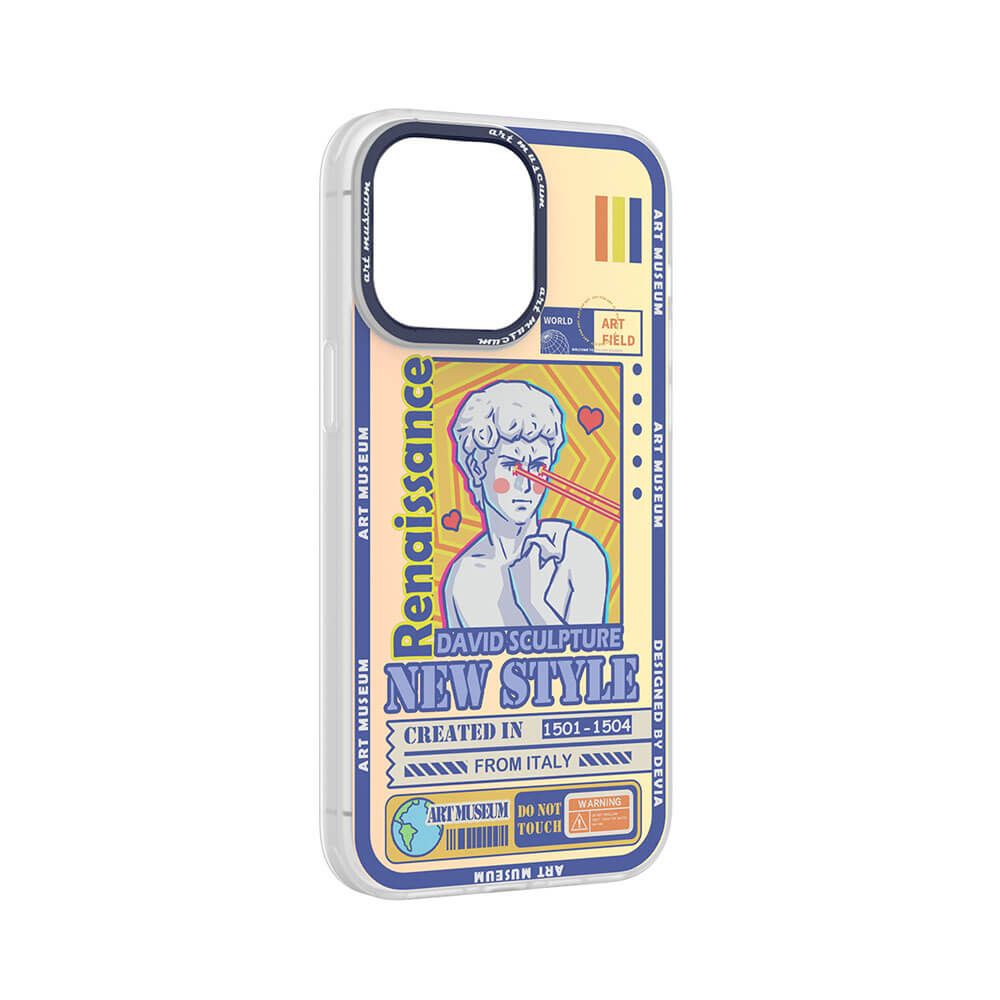 Devia Back Cover for iPhone 15 Plus & 14 Plus Q-Art Series Protective Case (6.7) - Q3