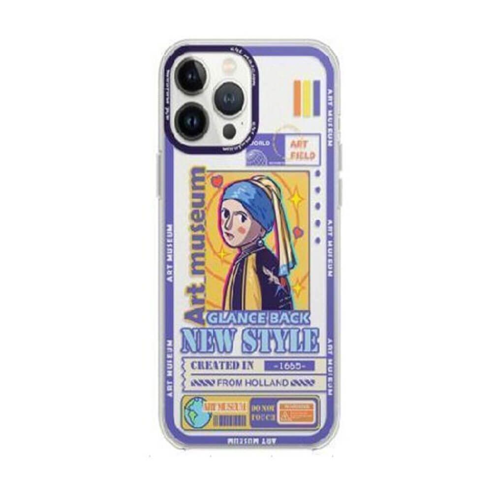 Devia Back Cover for iPhone 14 Pro Max Q-Art Series Protective Case (6.7) - Q4