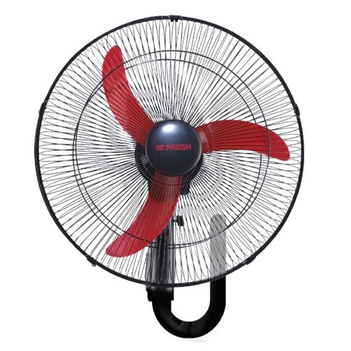 Fresh El Shabah Wall Fan 18 Inch 3 Speed, 3 Baldes With Remote Control - Multi Color - 5315