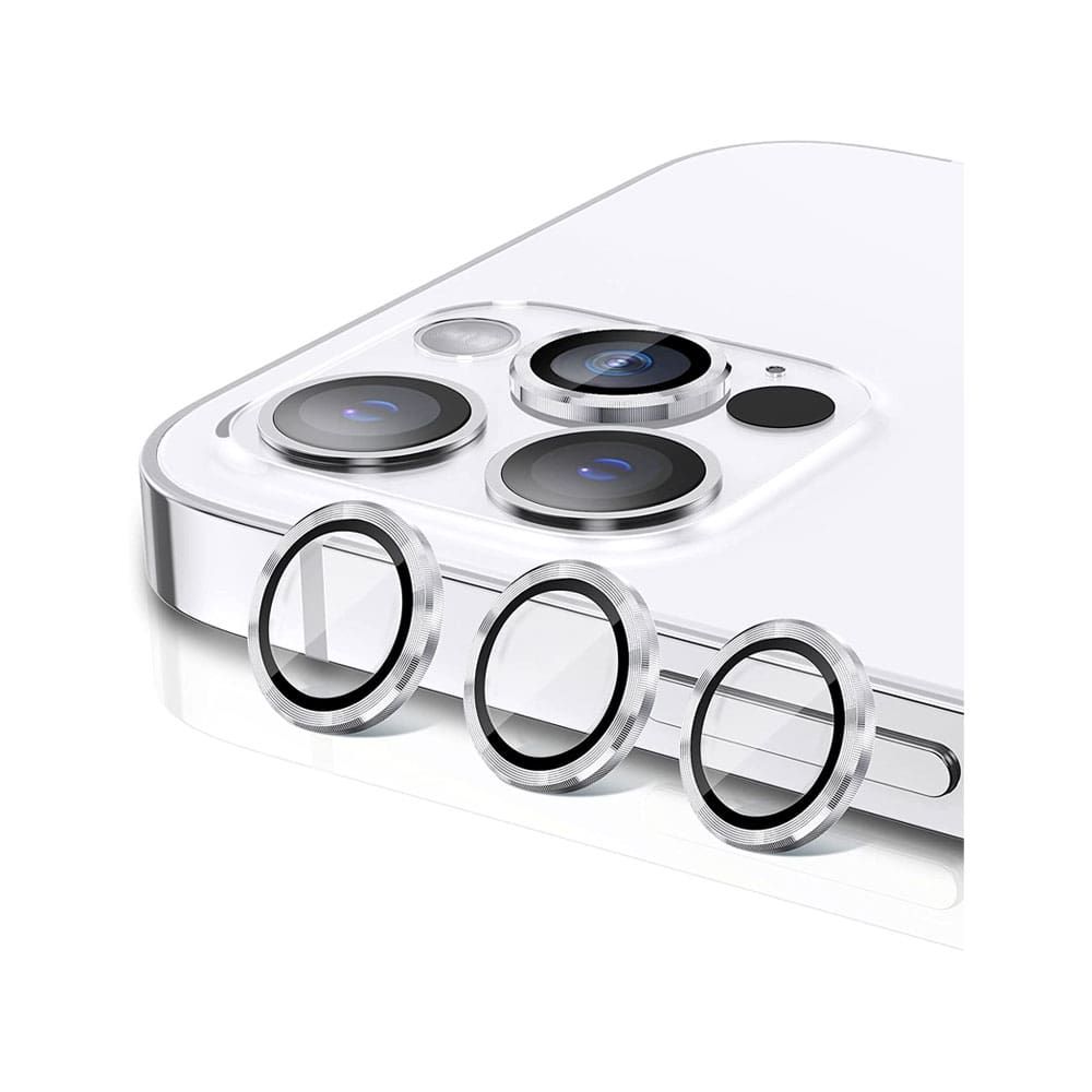 Devia Peak Series Lens Protector 3PCS for iPhone 14 Pro &14 Pro Max - Silver