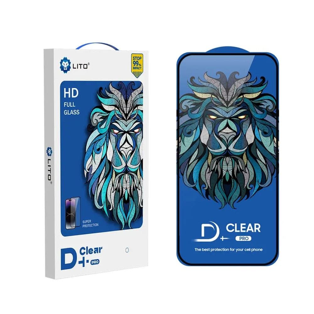 Lito D+ Pro High Definition Tempered Glass Screen Protector For iPhone 13/13 pro / 14 - Clear