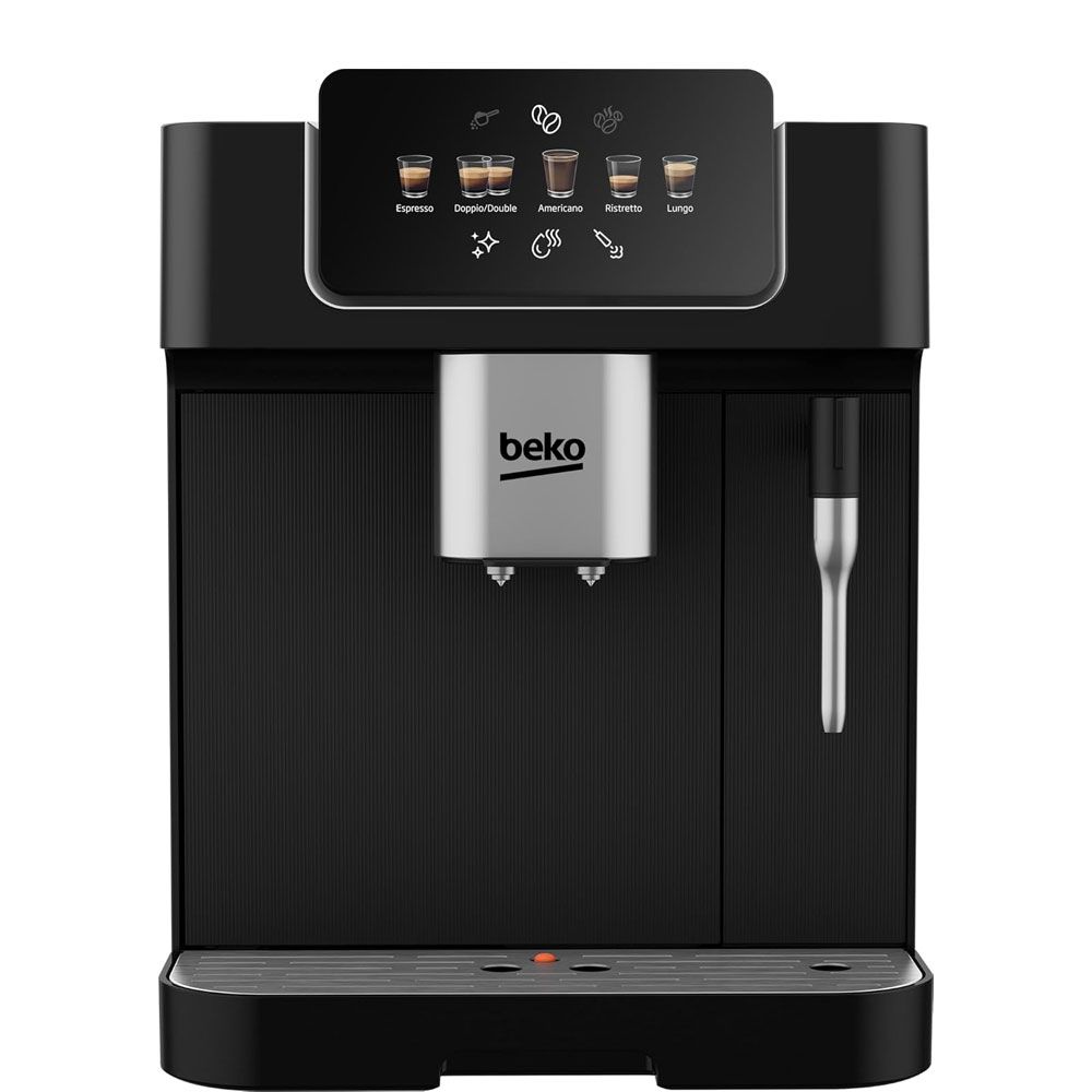 Beko CaffeExperto Bean to Cup Coffee Espresso Machine 19 Bar - 1350 Watt - 2000 mL - Touch Screen Display - BLack -  CEG7302B