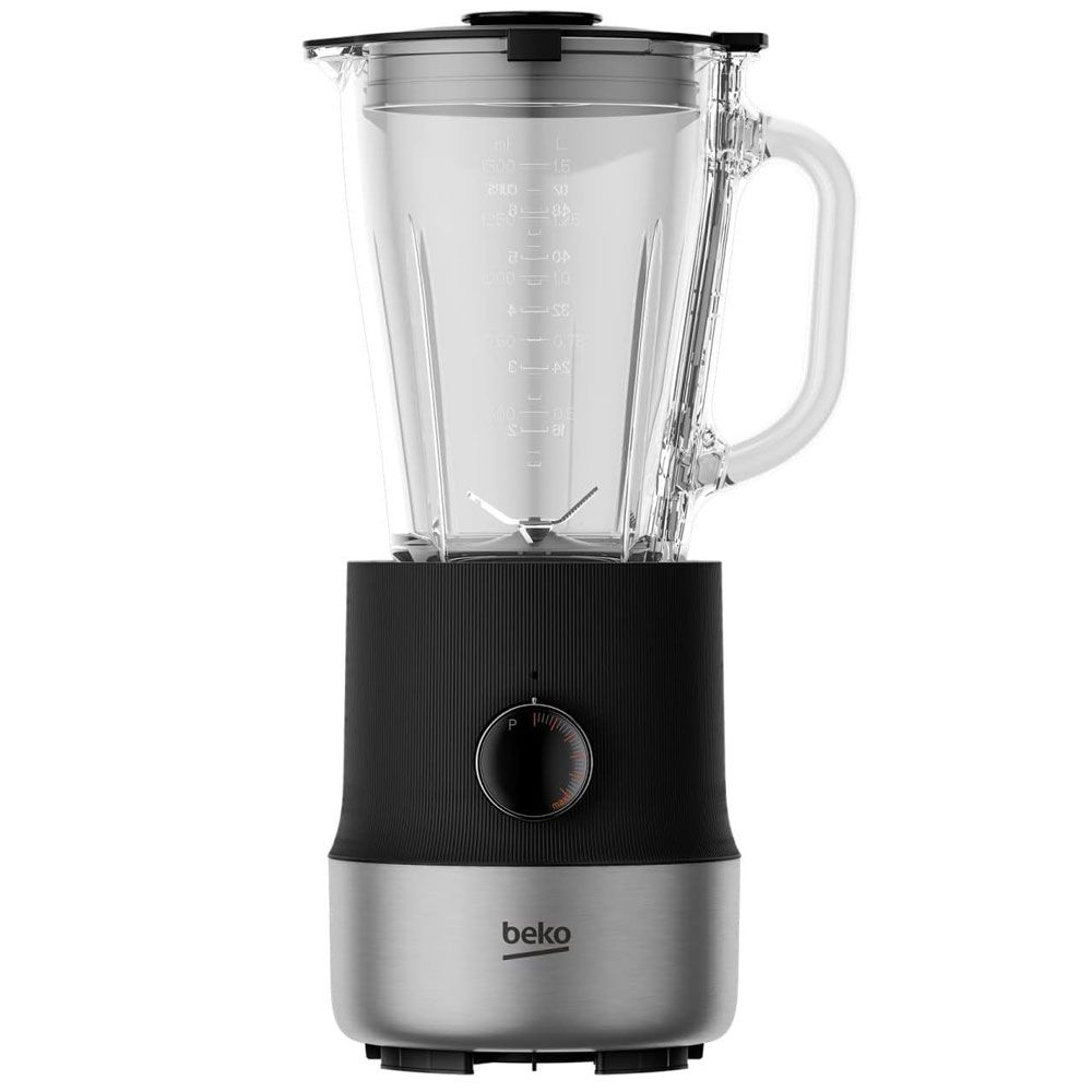Beko Glass Blender 800 Watt - 1.75 Liter - Black*Stainless Steel - TBN81808BX 