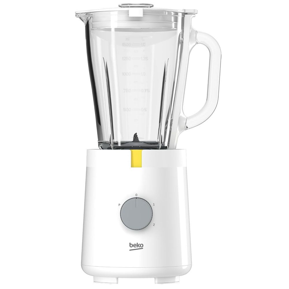 Beko Glass Blender 600 Watt - 1.5 Liter - White - TBN62608W