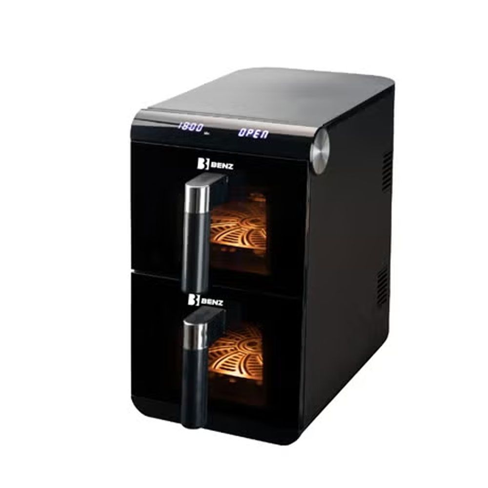 Benz Digital Air Fryer 2800 Watt – 11 Liter - Stainless Steel - BAFB1104