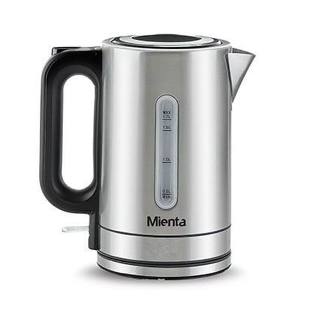 Mienta Electric Kettle, 1.7 Liter - 2150 Watt - Stainless Steel - EK20920A