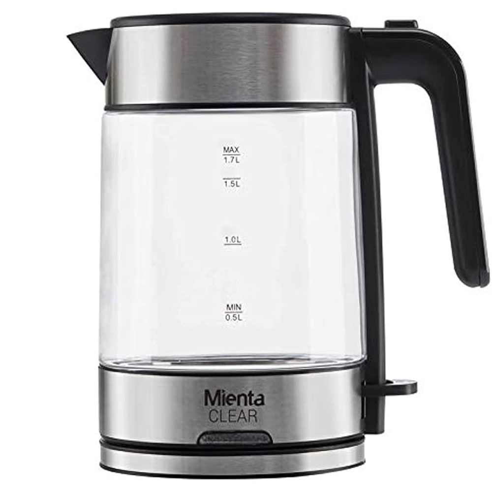 Mienta Clear Electric Kettle, 1.7 Liters - 2200Watt -  EK201520A 