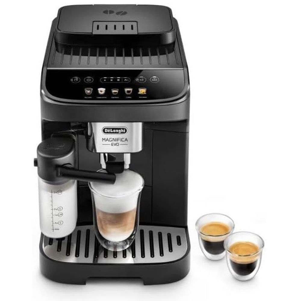 De’Longhi Magnifica Evo Fully Automatic Combination Coffee Maker ‎1450 Watt - 250G -15 Bars - Black - ECAM290.61.B