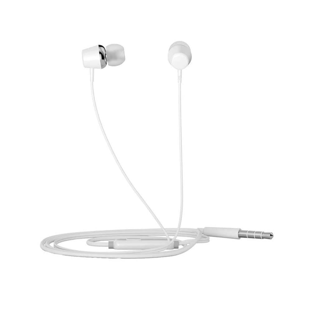 HP DHE-7000 3.5mm wired Earphone With Mic - White