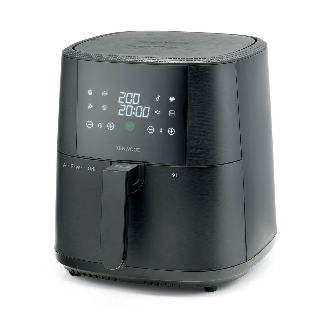 Kenwood Air Fryer 9 Liter With Grill Function 1500 Watt - Black - HFP92.000BK