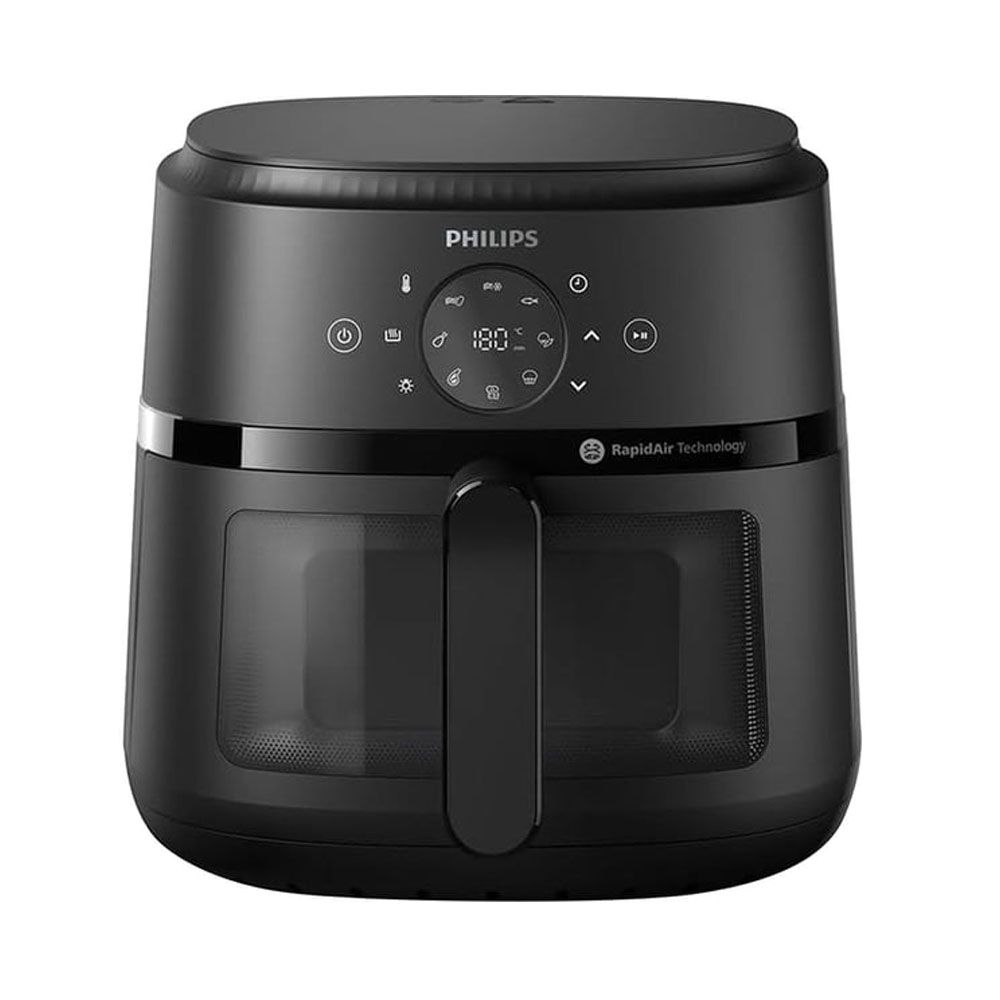 Philips Air Fryer Slim 6.2 Liter - 1700 Watt - Rapid Air Technology - Touch Screen - Black - Model NA230