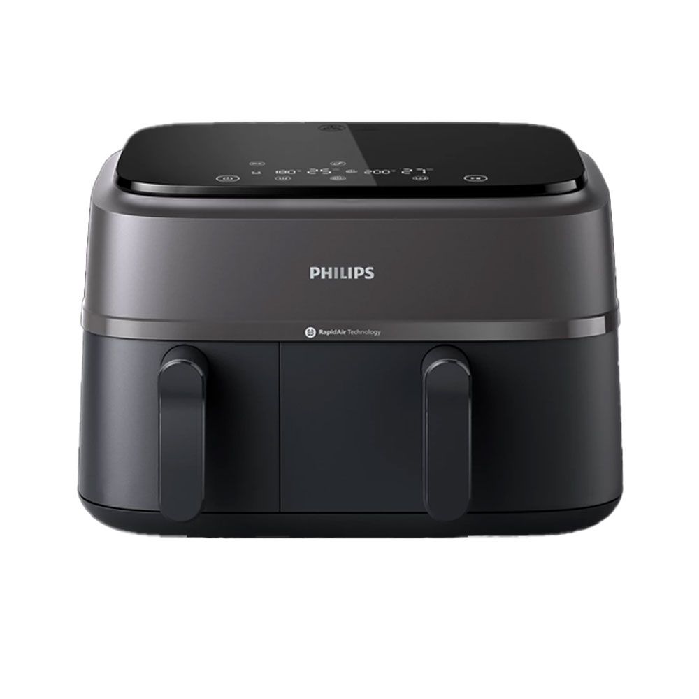 Philips 3000 Series Digital Air Fryer - 9 Liter - 2750 Watt - Quick Air Technology - Black * Silver - ‎NA350/00