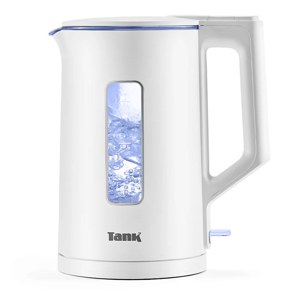 Tank Kettle Capacity 1.5 L Safe Touch -Gl 1500 W - White With Silver Frame - Dg-2338  