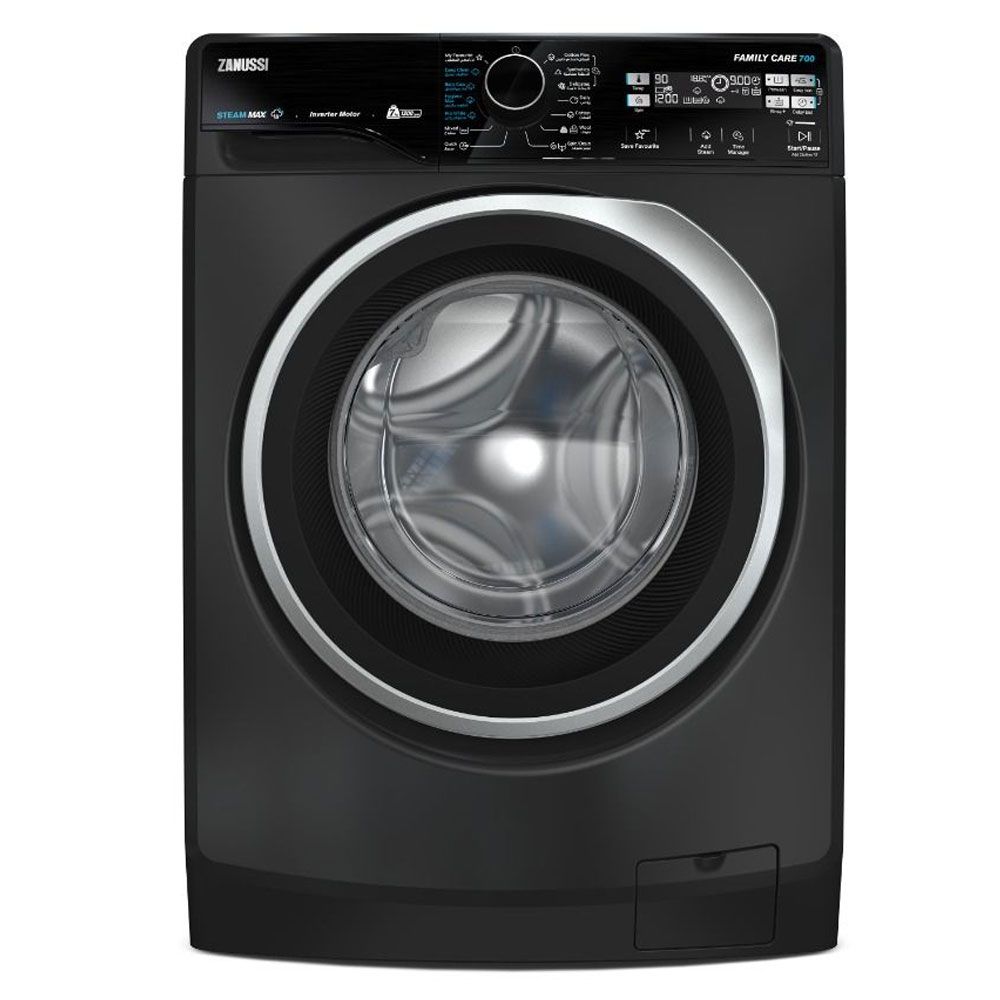 Zanussi Washing Machine 7 Kg - 1200 RPM - Automatic Digital Multi Program - Motor Inverter Permanent Magnet - Dark Grey - zwf7221ds7 - 9457