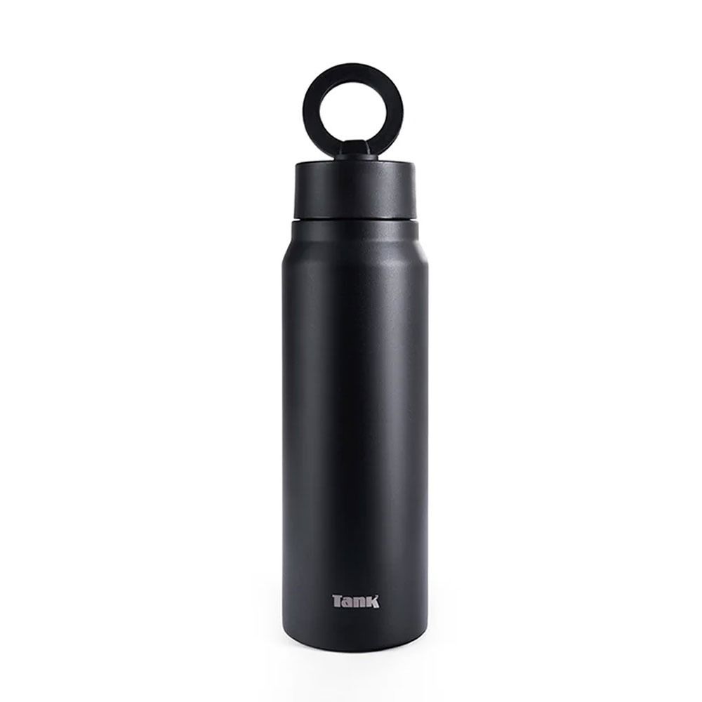 Tank Magnet Stainless Steel Bottle 1000 ML Thermally Insulated BPA-free And leak-proof - Black