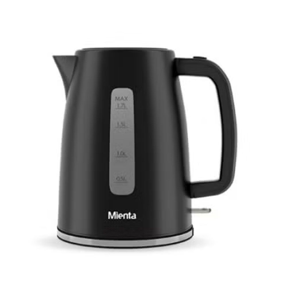 Mienta Electric Cordless Kettle Capacity 1.7 Liters 2200 W - Black - EK201737A