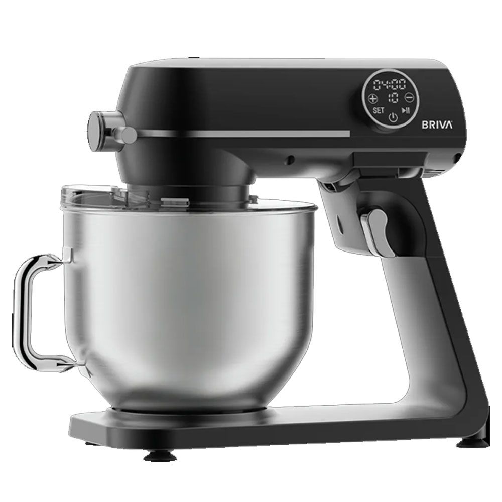 Briva Stand Mixer & Bowl 1800 Watt 8 Liter 10 Speeds Digital Touch Screen - Black - BH152 