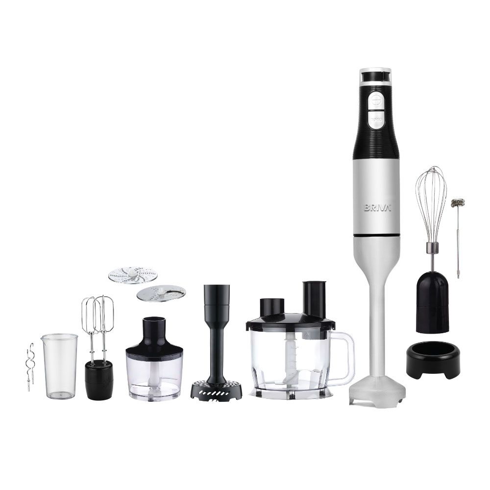 Briva Hand Blender Multi Chef 1200 Watt 2 Speeds - Stainless Steel - BH237 SS
