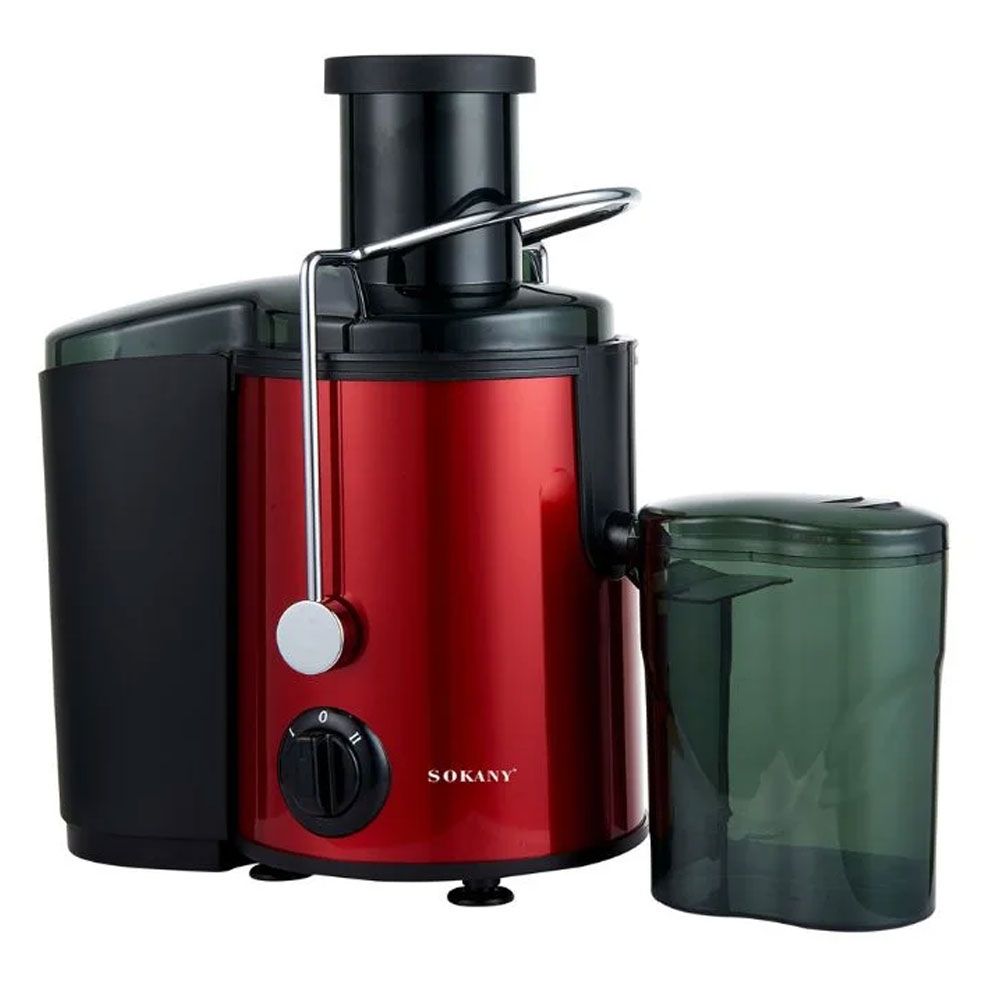Sokany Electric Juicer 800 Watt - 800 ML - Red - SK-4001