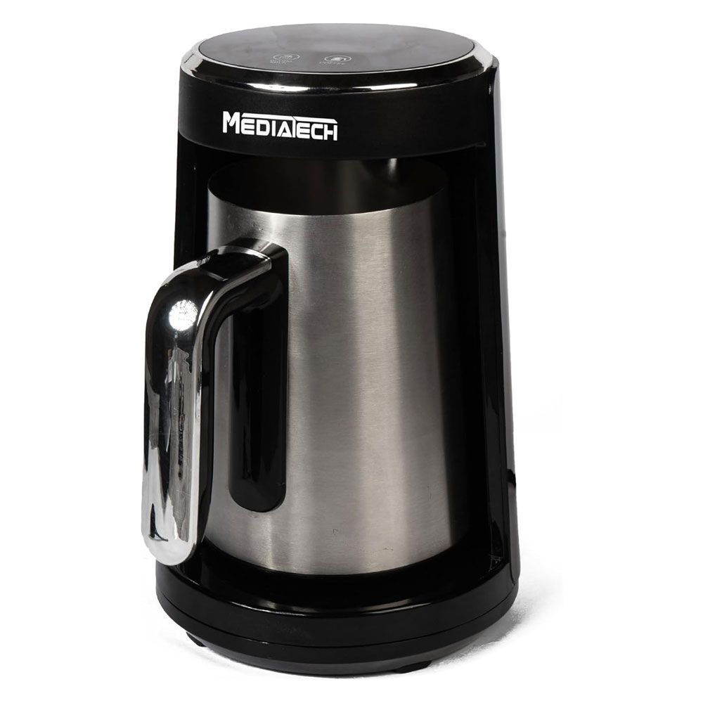Media Tech Digital Turkish Coffee Machine 450 Watt - "TURKA PRO" - Stainless Steel - MT-CM105T