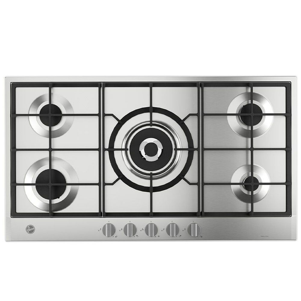 Hoover Built-In  Hob 90 x 60 - 5 Gas Burners - Stainless - HHG94K3X EGY