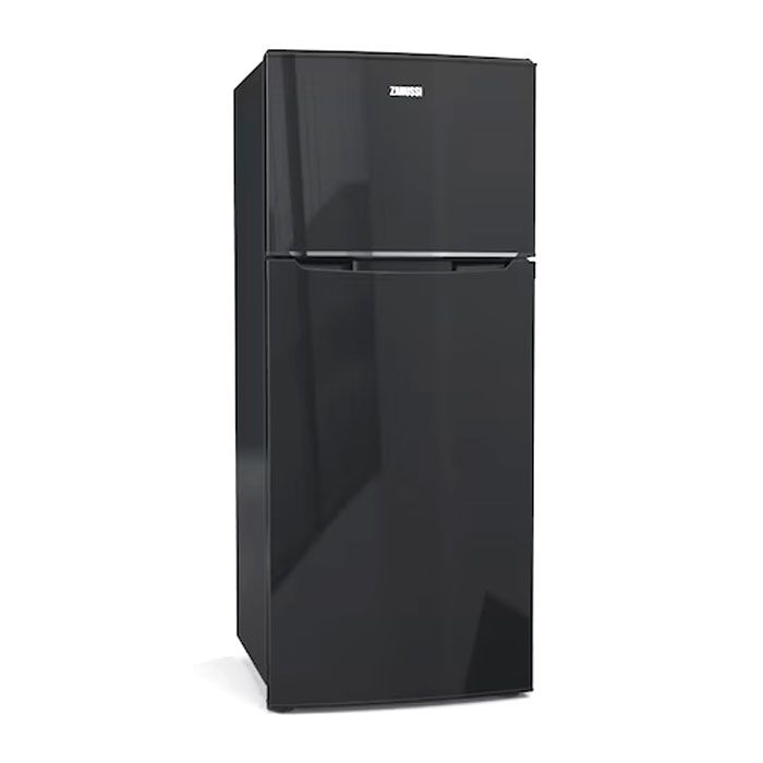 Zanussi Refrigerator 370 Liter No Frost 2 Door - Black - R600a - 1018
