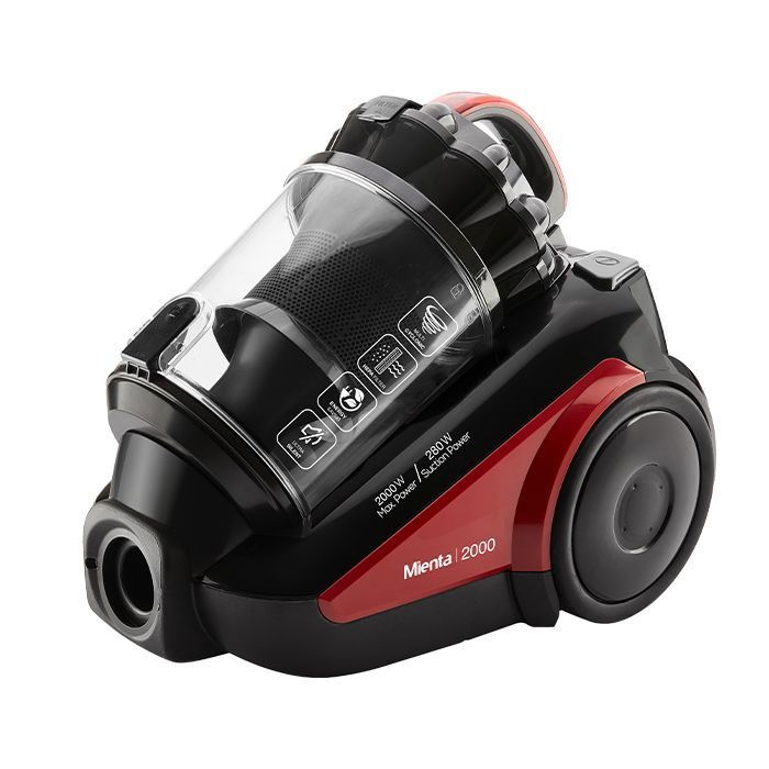 Mienta Torq Vacuum Cleaner 2000 Watt - Black and Red - VC19604B
