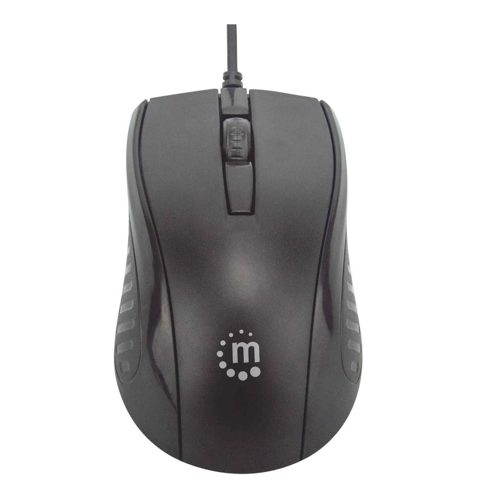 Manhattan Wired Optical Mouse USB - 179331 - Black