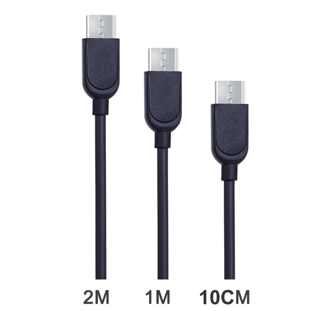 لافينتو (MP027) طقم 3 كابلات مايكرو USB (1 متر - 2 متر - 10 سم) - أسود