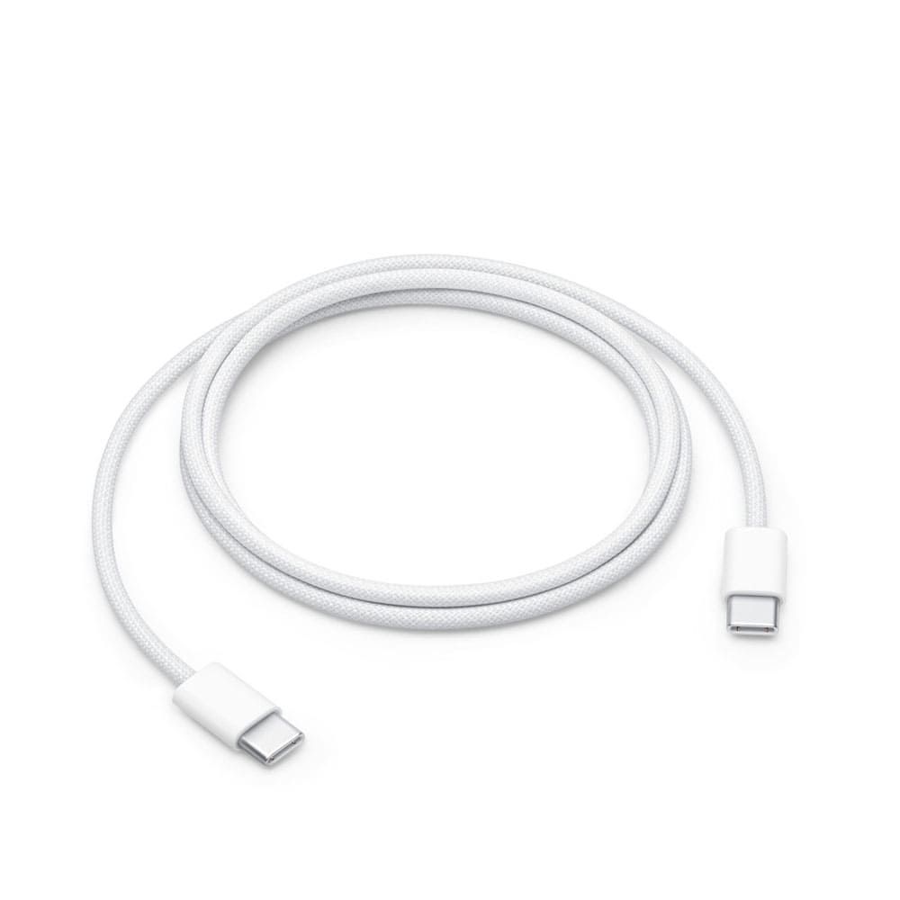 كابل ابل USB-C إلى USB-C بقدرة 60W بطول 1 متر - أبيض
