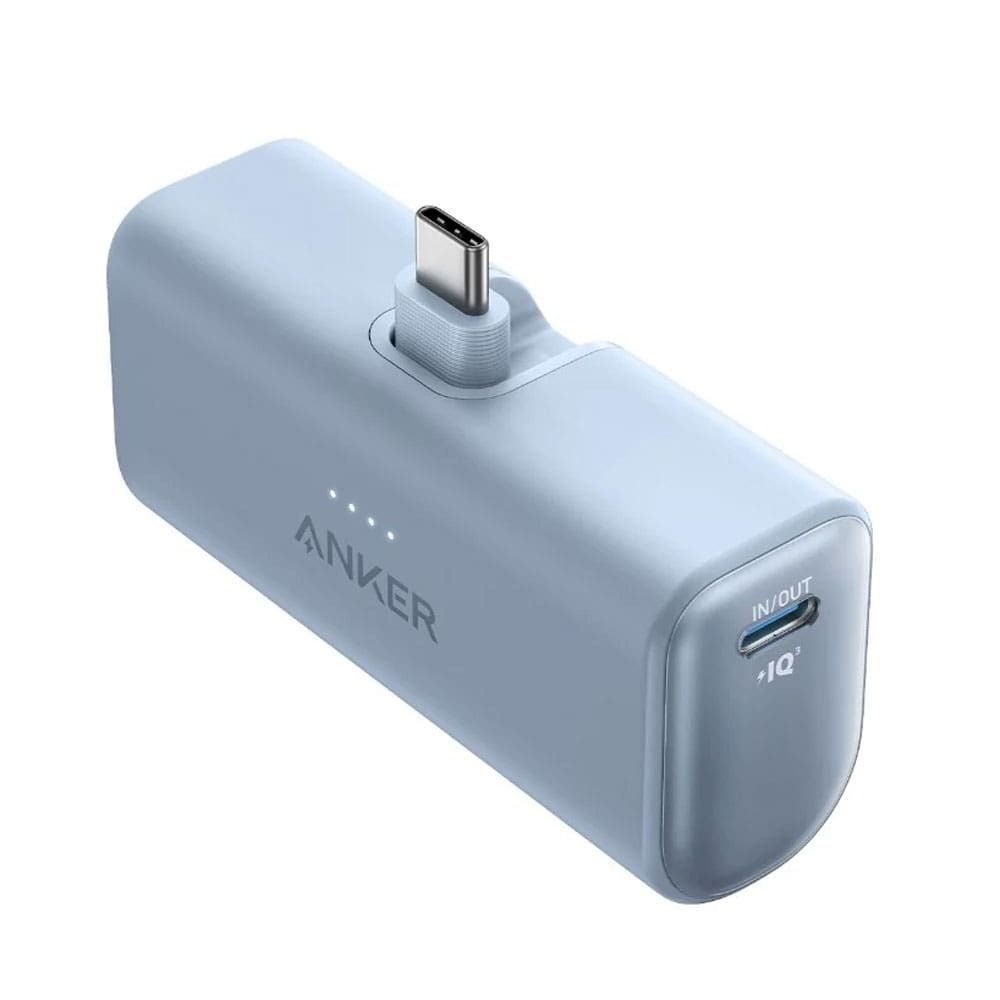 Anker Nano Power Bank 5000mAh 22.5W Built-In USB-C Connector A1653H31 - Blue 