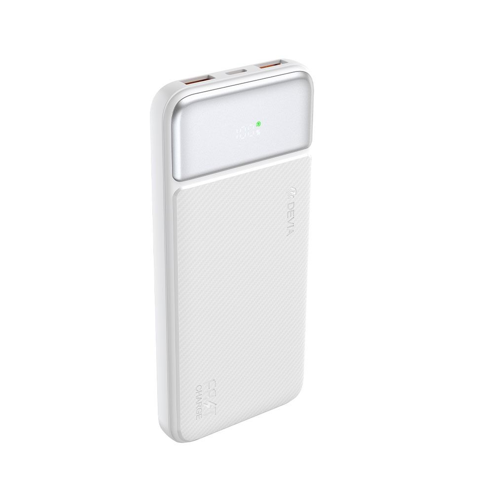 DEVIA EP198 Smart Series Power Bank With Digital Display 10000mAh 22.5W Full Compatible - White