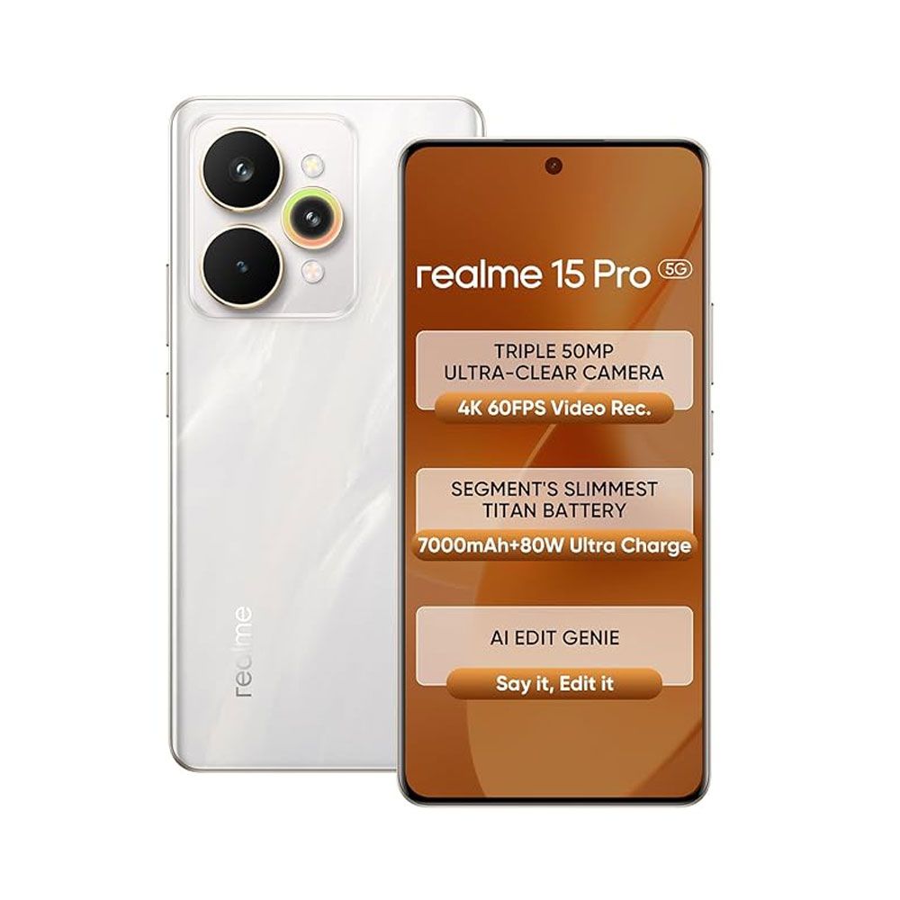 Realme 15 Pro 5G - 12GB RAM - 256GB - Flowing Silver